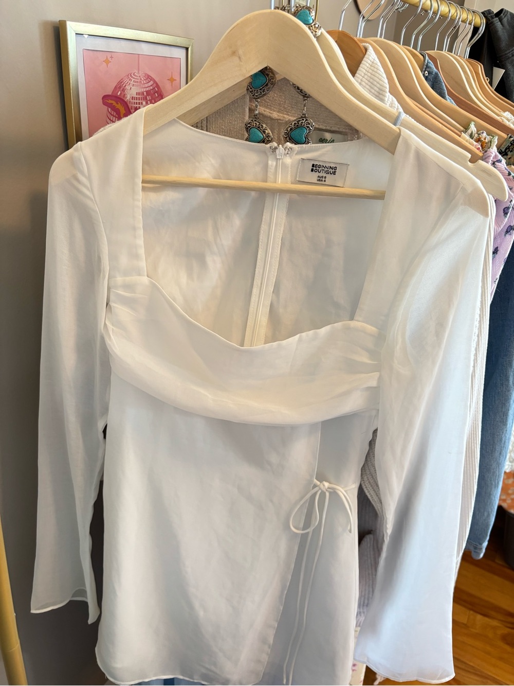 Gorgeous white flowy dress